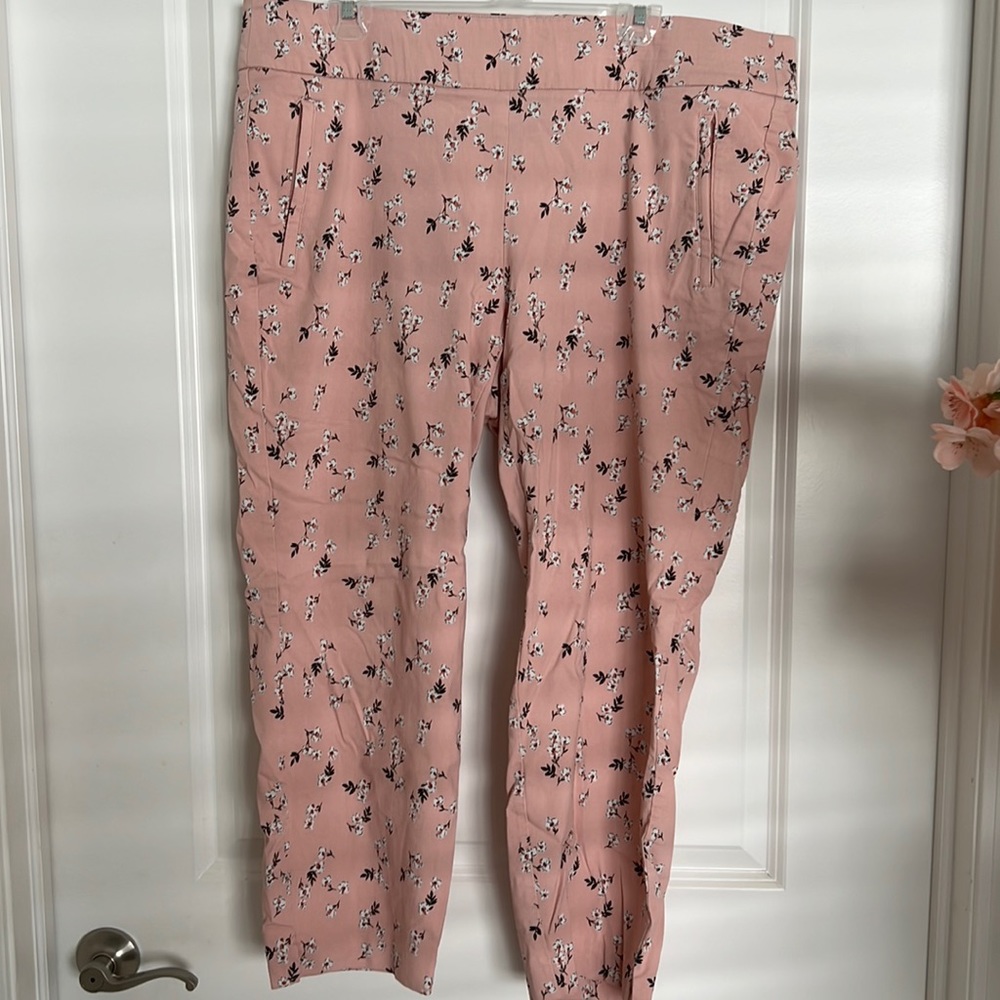 Lane Bryant Pink Trousers (Straight Leg)